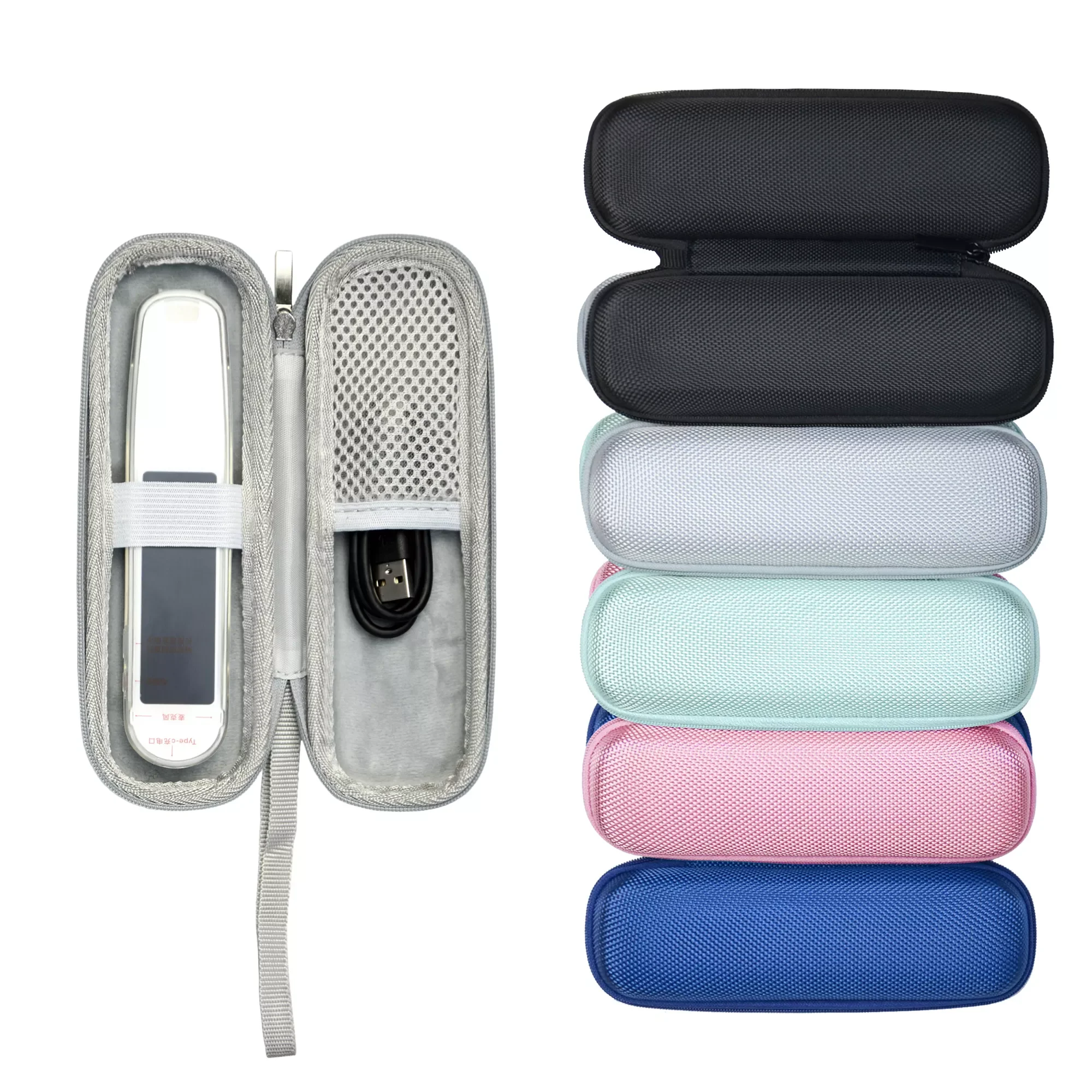 

Portable Case for iflytek translator AIP-S10 Translation Pen Storage Bag Zipper Design EVA Hard Shell Holder Protective Case box