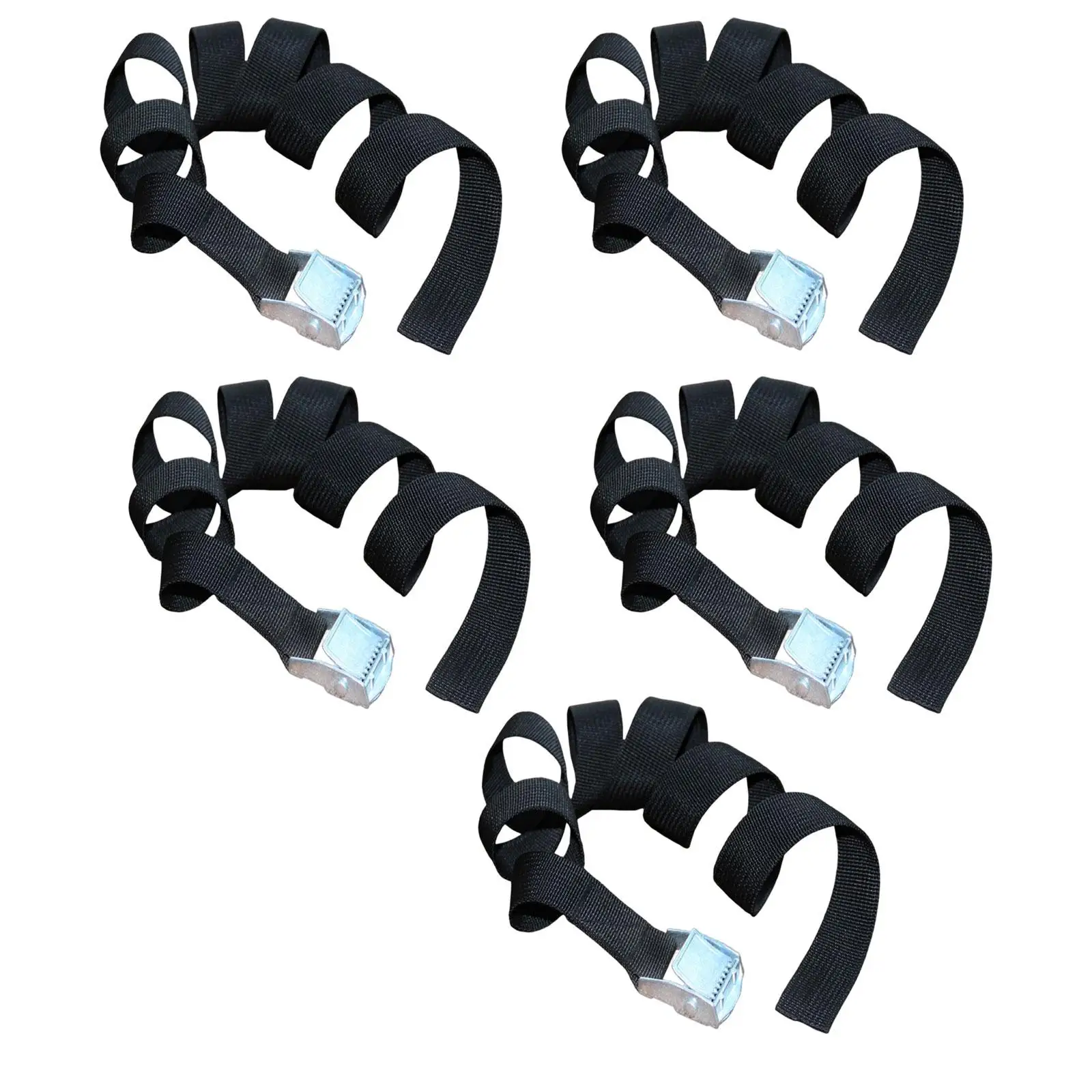 

5Pcs Tie Down Straps Zinc Alloy Press Buckle Luggage Strap for Fixing