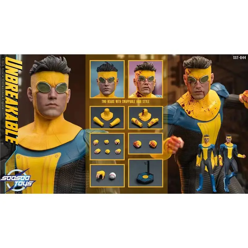 

Original Soosootoys SST044 1/6 Unbreakable Boy Double Head In Stock Anime Action Collection Figures Model Toys