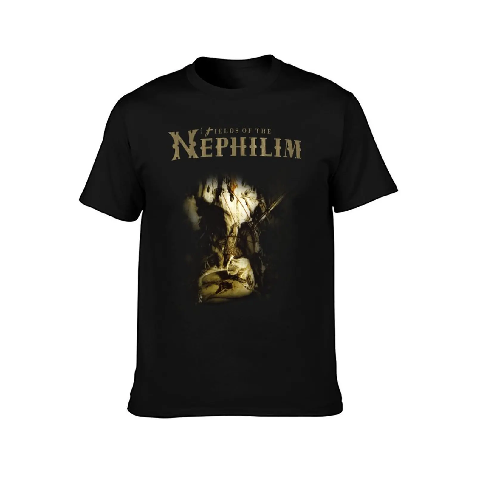 Фото Футболка Fields of the Nephilim - Elizium, хлопковые футболки, мужские футболки из 100% мужчин, повседневная футболка №2
