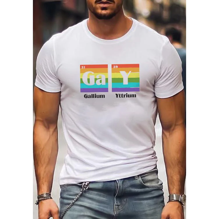 

Badassdude Gallium Printing Men's Casual Fashion T-shirt