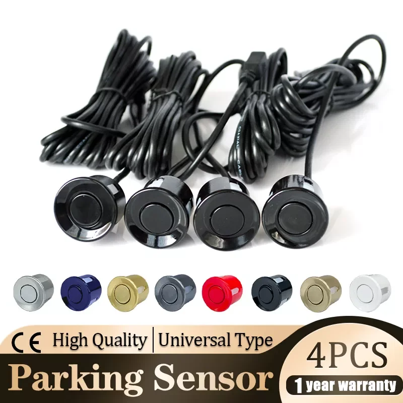 

Sensor 4 Pieces Sensors 22mm Black Red Blue Gold Grey Silver Champagne Gold / White Color Car Reverse Probe