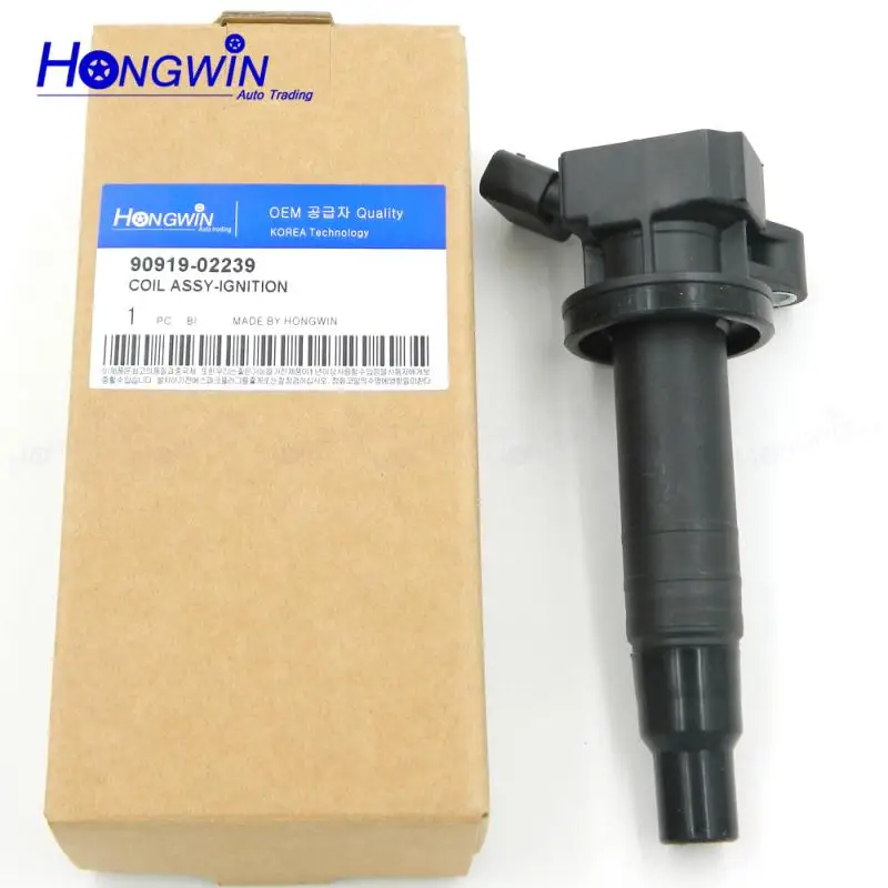 4pcs Ignition Coil for Toyota Corolla Celica Chevy Prizm Pontiac Vibe Matrix MR2 Spyder 1.8L UF247 / 9091902239 90919-02239 | Автомобили и