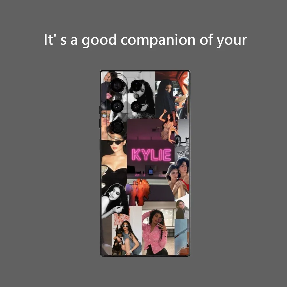 K-kylie J-jenner чехол для телефона с ремешком Samsung Galaxy S25 Ultra S22 S23 S24 S21 S20 5G защитный мягкий