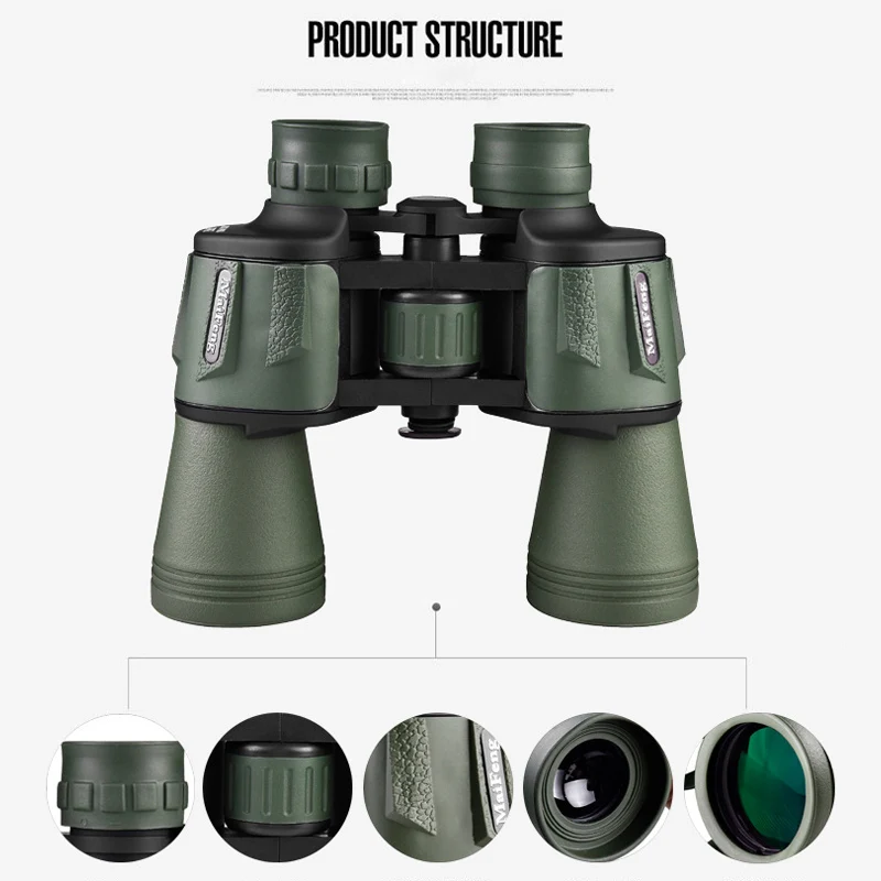 

High-power High-definition Telescope Outdoor Low-light Night Vision Travel Concert 20X50 Viewing Glasses
