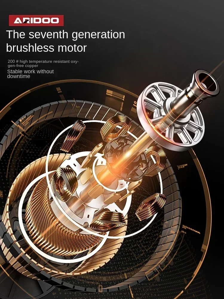 Outdoor Cordless Electric Saw with Brushless Motor Lightweight Handy Small Handheld Chainsaw for Cutting and Chopping Trees