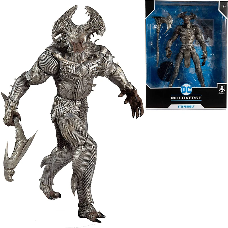 

Original Mcfarlane Toys Dc Justice League Movie Steppenwolf Mega 7-Inch Action Figure Collection Model Gift for Children