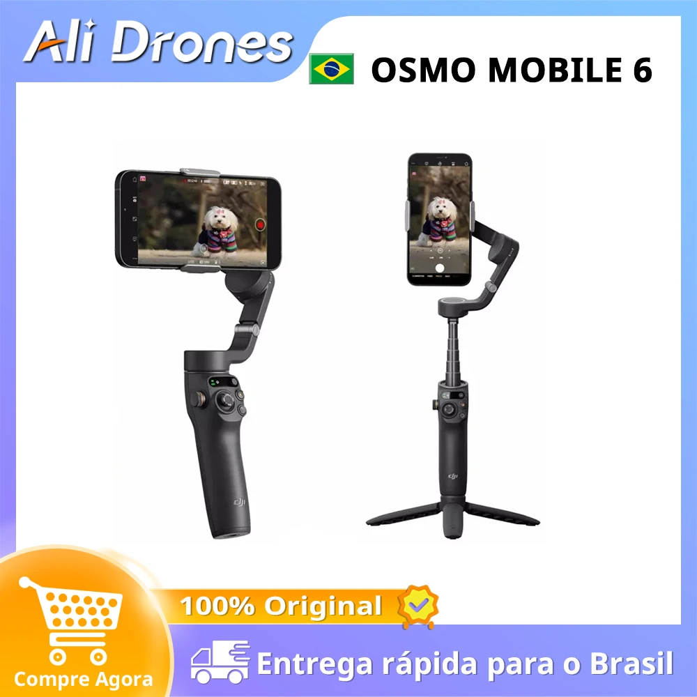 DJI Osmo Mobile 6 ActiveTrack 5,0 встроенный удлинитель быстрый запуск OM 6 ручной карданный Оригинальный Новый штатив