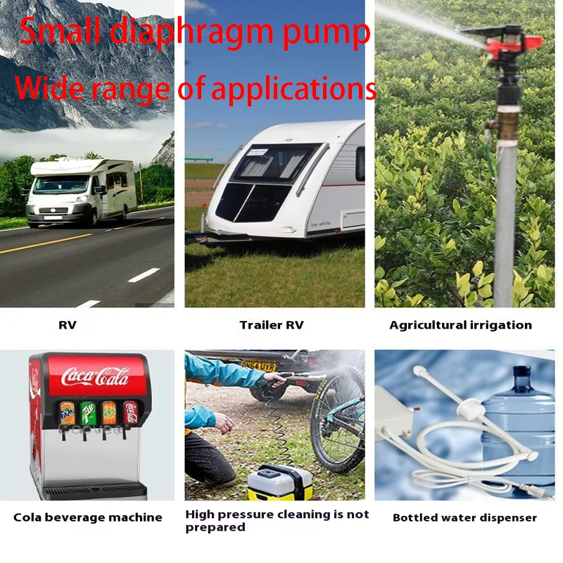 40PSI DC 12V 24V Микро Автоматический Пуск Стоп Подвышение Самососасывающий Насос