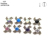 1pc korean fashion ear studs cartilage earring for women g23 titanium small stud earring ear piercing jewelry gifts