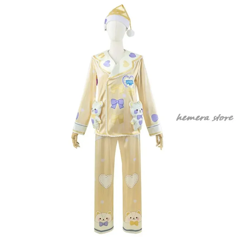 Цветной костюм для косплея Project Sekai сцены PJSK Hanasato Minori Aoyagi Toya милый женская пижама