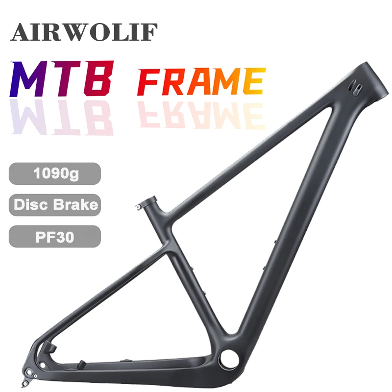 

AIRWOLF 26ER Mountain Full Carbon MTB Frame 148 12mm PF30 MTB Bicycle Disc Braket Carbon Frameset 26ER 2 Year Warranty