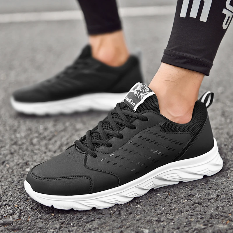 

Mens Sneakers Free Shipping Warm PU Leather Casual Shoes Outdoor Sports Running Shoes Men 2023 New Tennis Shoes for Men