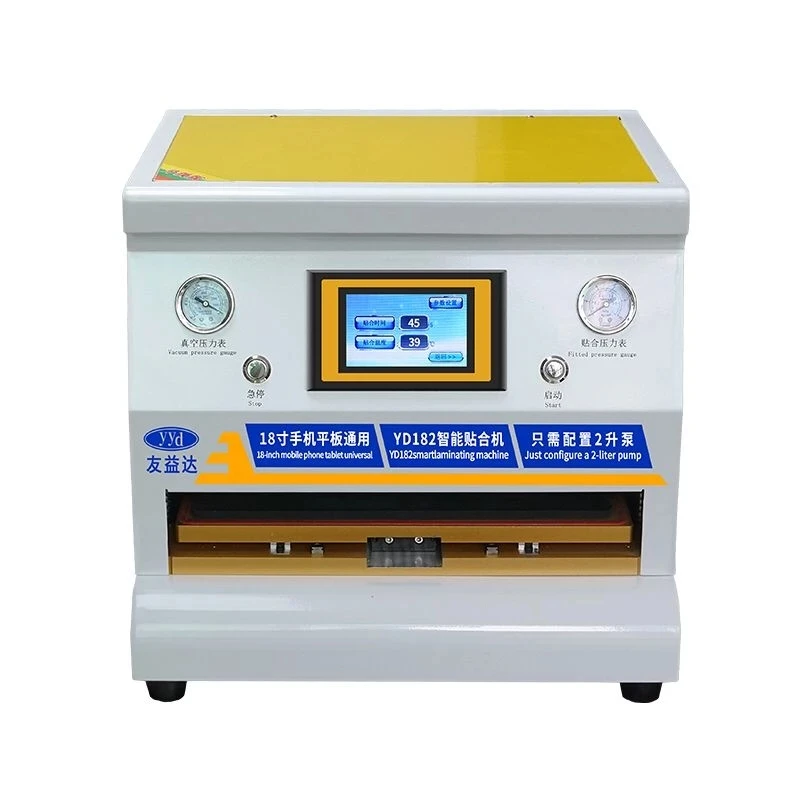 

HZY-182 большая ламинирующая площадь интеллектуального сенсорного экрана высокой четкости, 18 дюймов, большой ЖК-сепаратор для ламинирования, вмещает 2 планшета