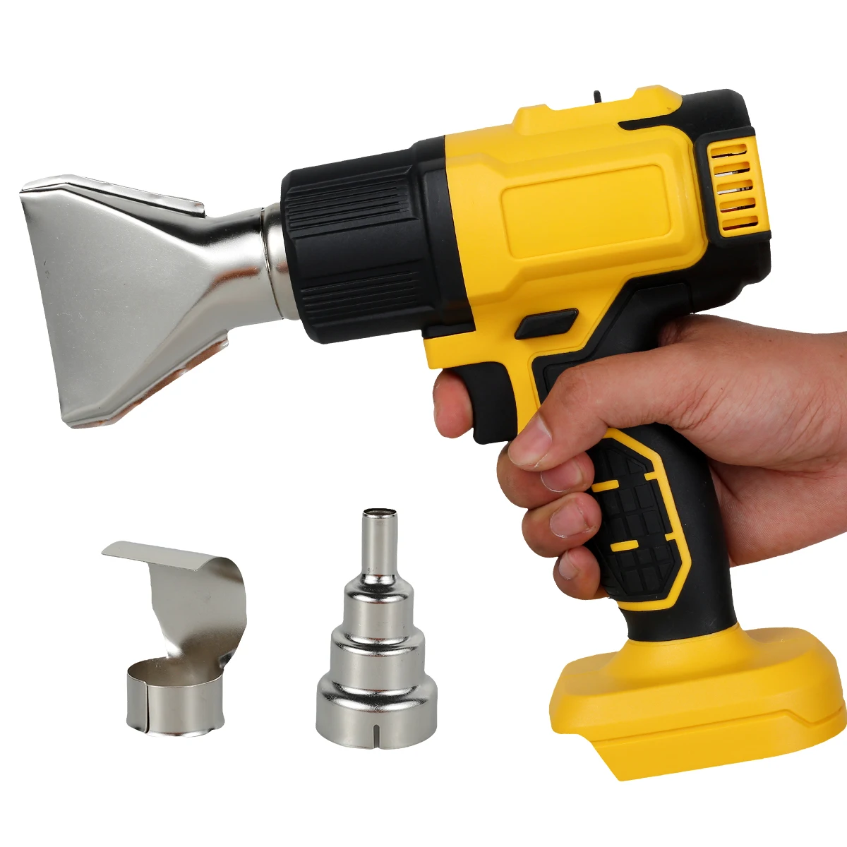 

Ручной Пистолет горячего воздуха, беспроводной тепловой пистолет, домашний фен для волос с регулируемой температурой, электроинструмент с ...