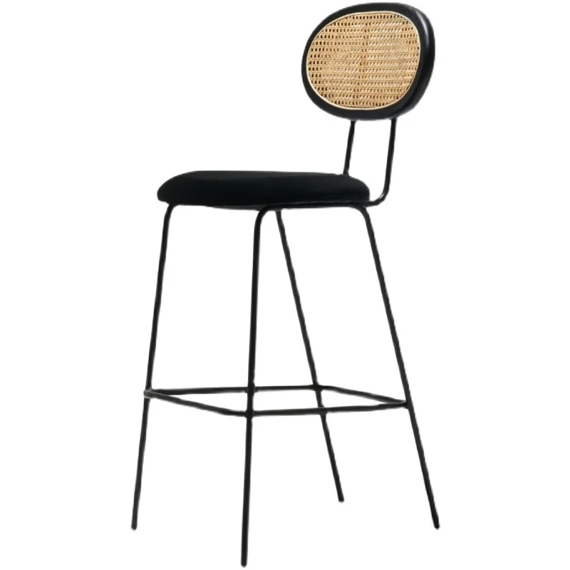 

Wicker Rattan Nordic Chairs Designer Bed Room Floor Modern Chair Back Support Single Chaise Salon Nordic Furniture Living Room