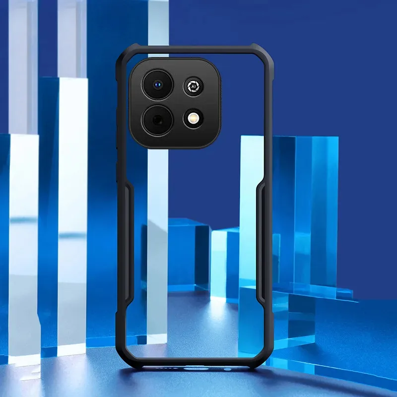 Фото Чехол для телефона Huawei Nova Y74 Y73, прозрачный пластиковый чехол с воздушной подушкой, противоударный, жесткий, прозрачный чехол для Huawei Nova Y74 Y73 №2