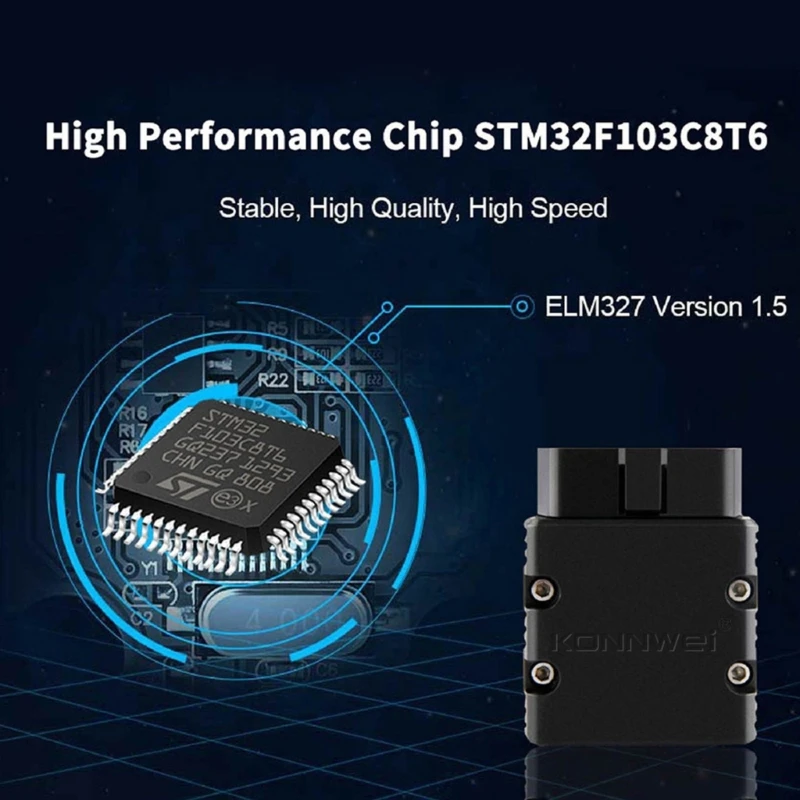 OBD2 сканер KW902 Bluetooth-совместимый автоматический MINI OBDII считыватель кодов для
