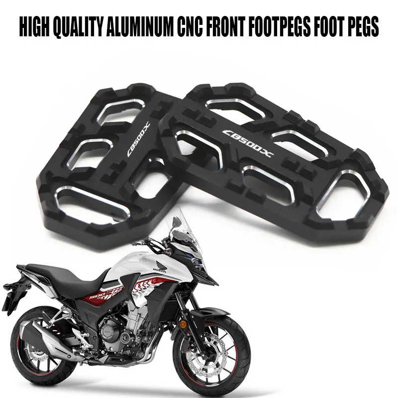 

Fit For Honda CB500X cb500 x CB500 X 2015-2020 2016 2017 2018 2019 High Quality Aluminum CNC Front Footpegs Motorcycle Foot Pegs