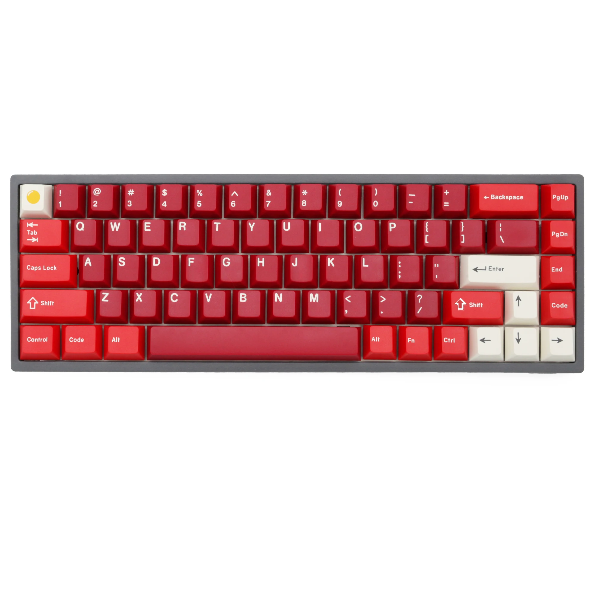 

Bm68rgb bm68 rgb 65% hot swappable Custom Mechanical Keyboard PCB programmed qmk VIA firmware full rgb switch underglow type c
