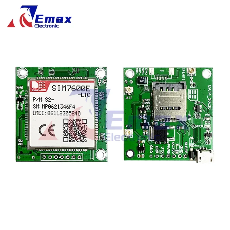 SIMcom SIM7600E-L1C CAT1 Core Board Development LTE CAT1+GNSS