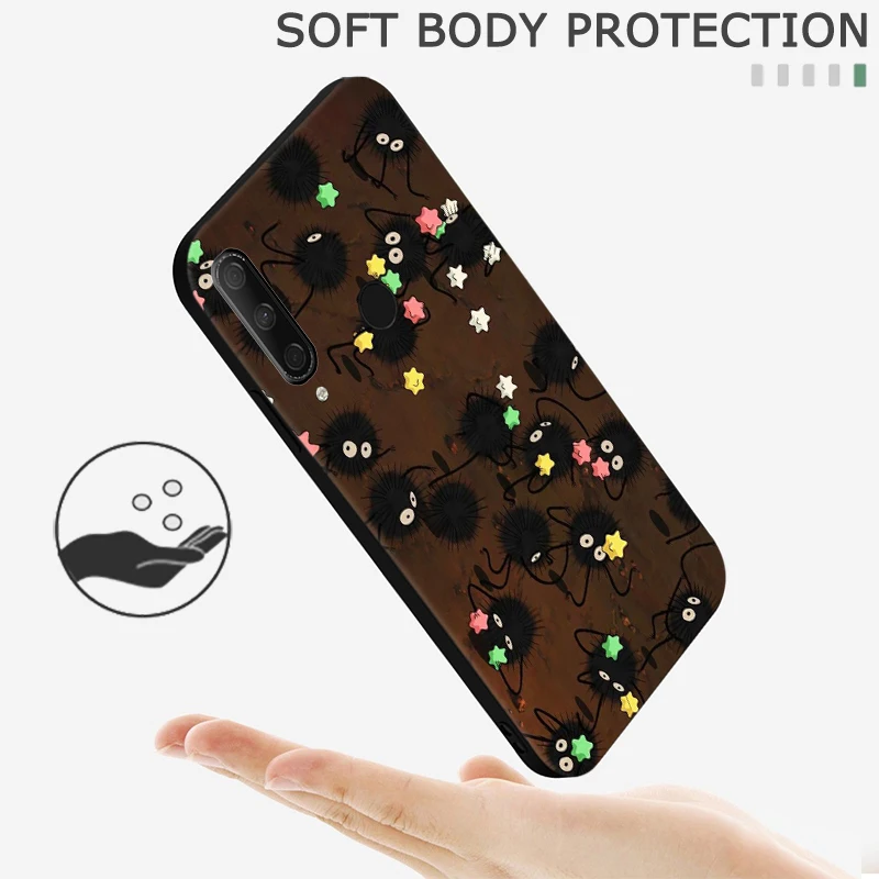 Чехол для Huawei Honor 10 10i 9 9A 10X 9X Lite Pro чехол-накладка с аниме Тоторо Миядзаки без лица