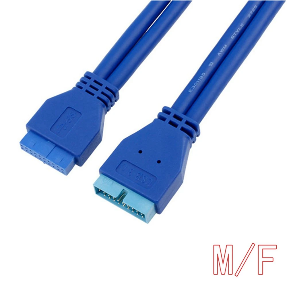 USB3.0 20-контактный высокоскоростной удлинительный кабель папа-мама для