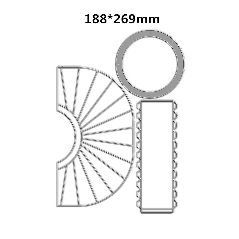 

2022 3D Metal Cutting Dies For Basket Backpack Carton Scrapbooking Accessories Die Cut Embossing Frame Card Craft Die Set