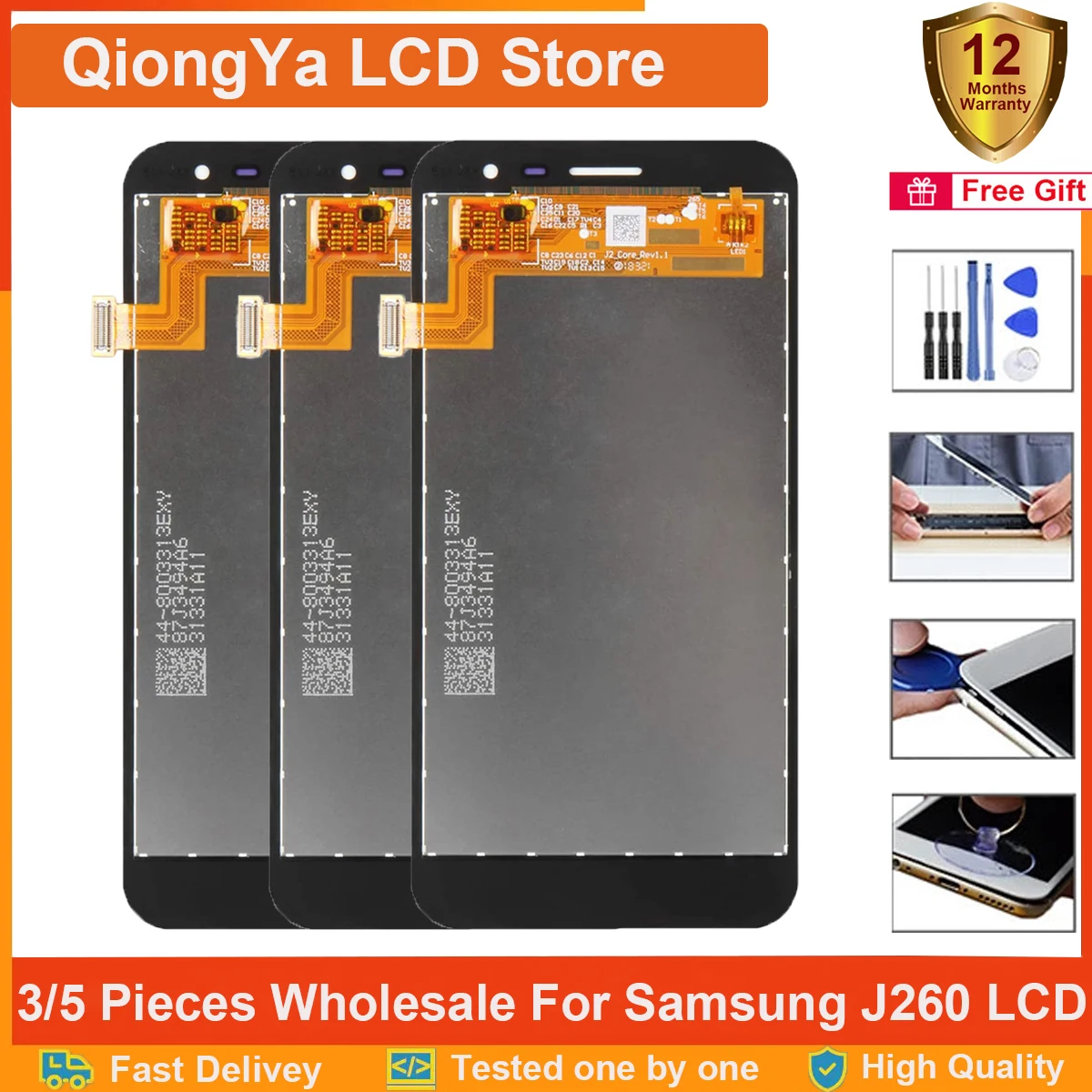 Wholesale Original j260 Display For Samsung Galaxy J2 Core lcd J260 SM-J260F J260M J260Y LCD and Touch Screen Digitizer Assembly