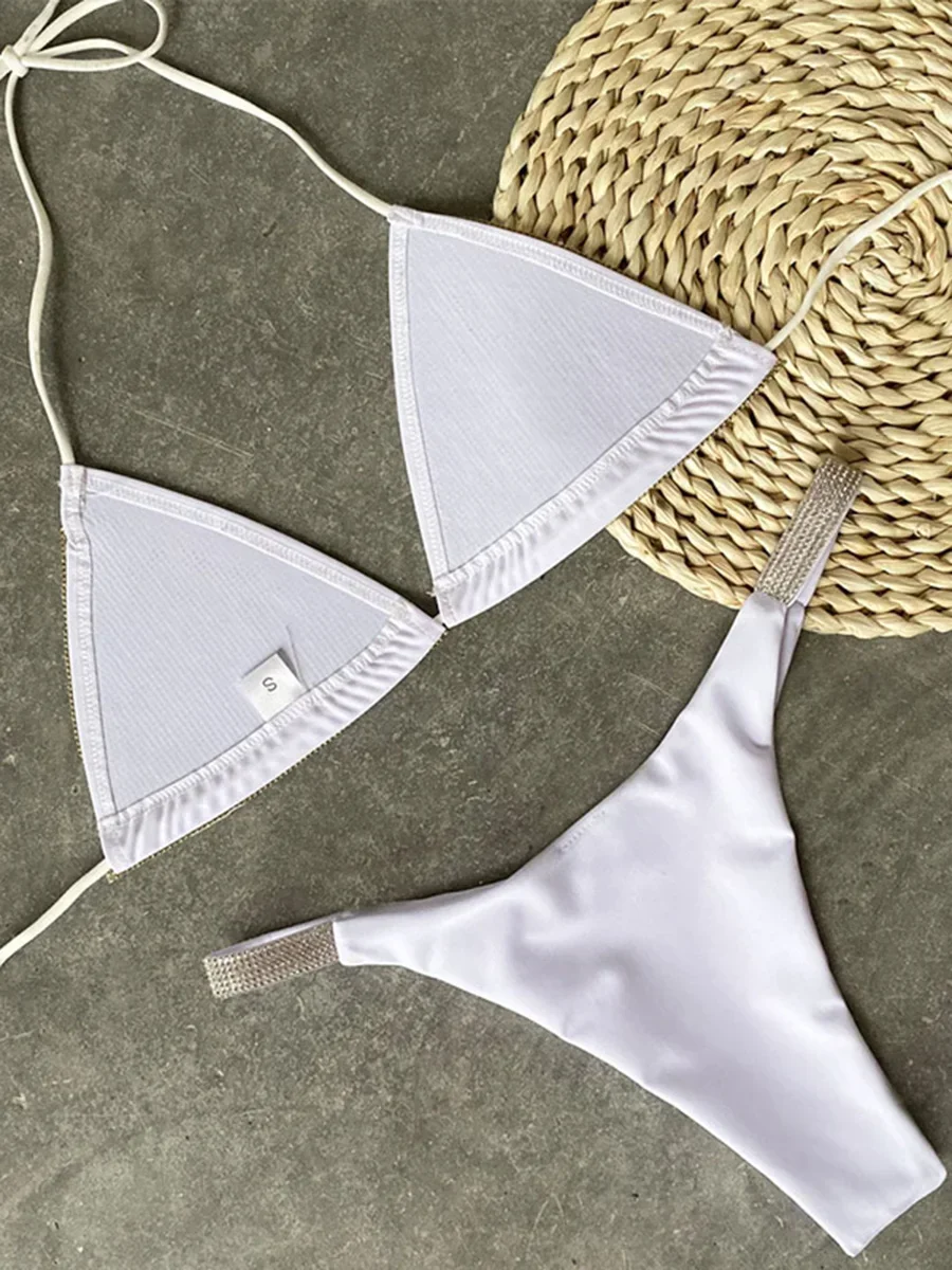 Paunikix Shiny Sequins Diamond Micro Bikini