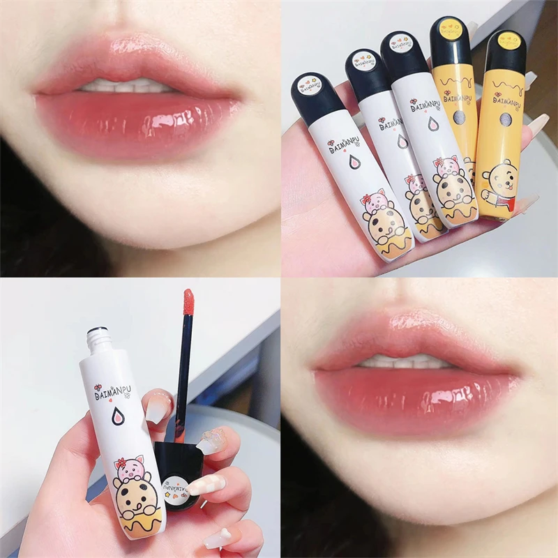 

6 Colors Lip Gloss Cute Doll Moisturizing Nude Lipgloss Silky Matte Liquid Lipstick Long Lasting Waterproof Lip Makeup Cosmetics