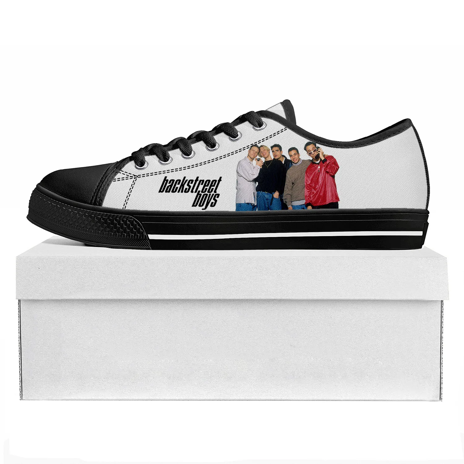 

Backstreet Boys Pop Band Bsb Fashion Low Top High Quality Sneakers Mens Womens Teenager Canvas Sneaker Couple Shoes Custom Shoe