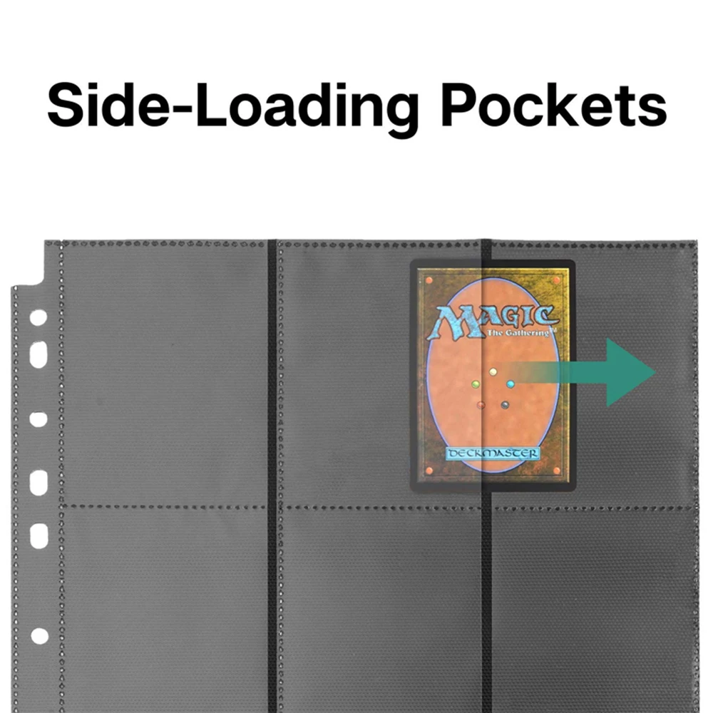 A4 10 листов/упаковка 11 отверстий черная коллекционная карточка фотокарточка