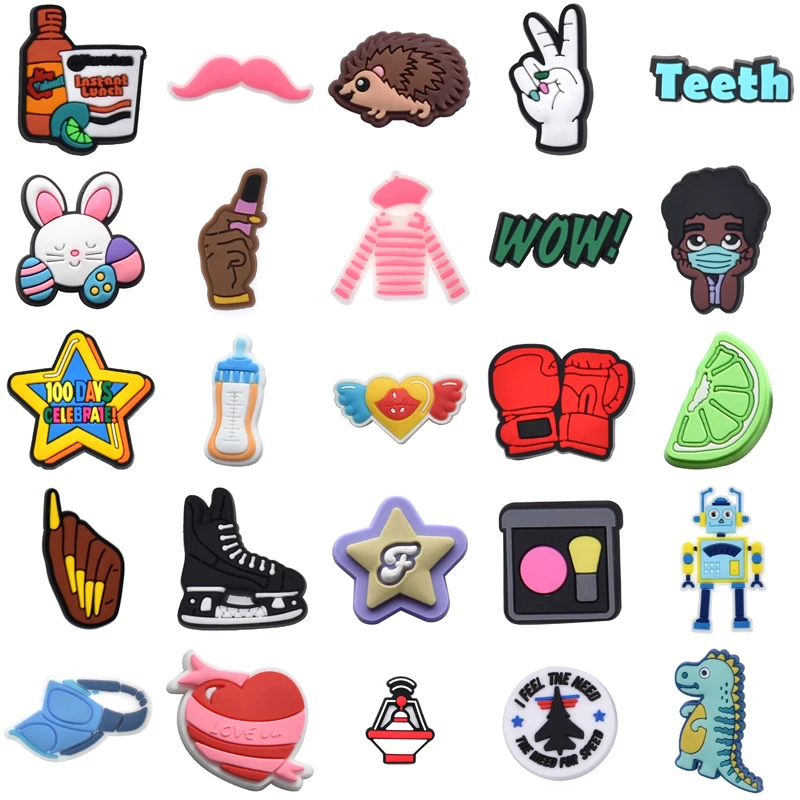

Girl Gifts Para Pins Set Jeans Men Kids Wholesale Bulk Boy Shoes Accessories Decorations for Crocs Packs Women Charm Shoe Charms