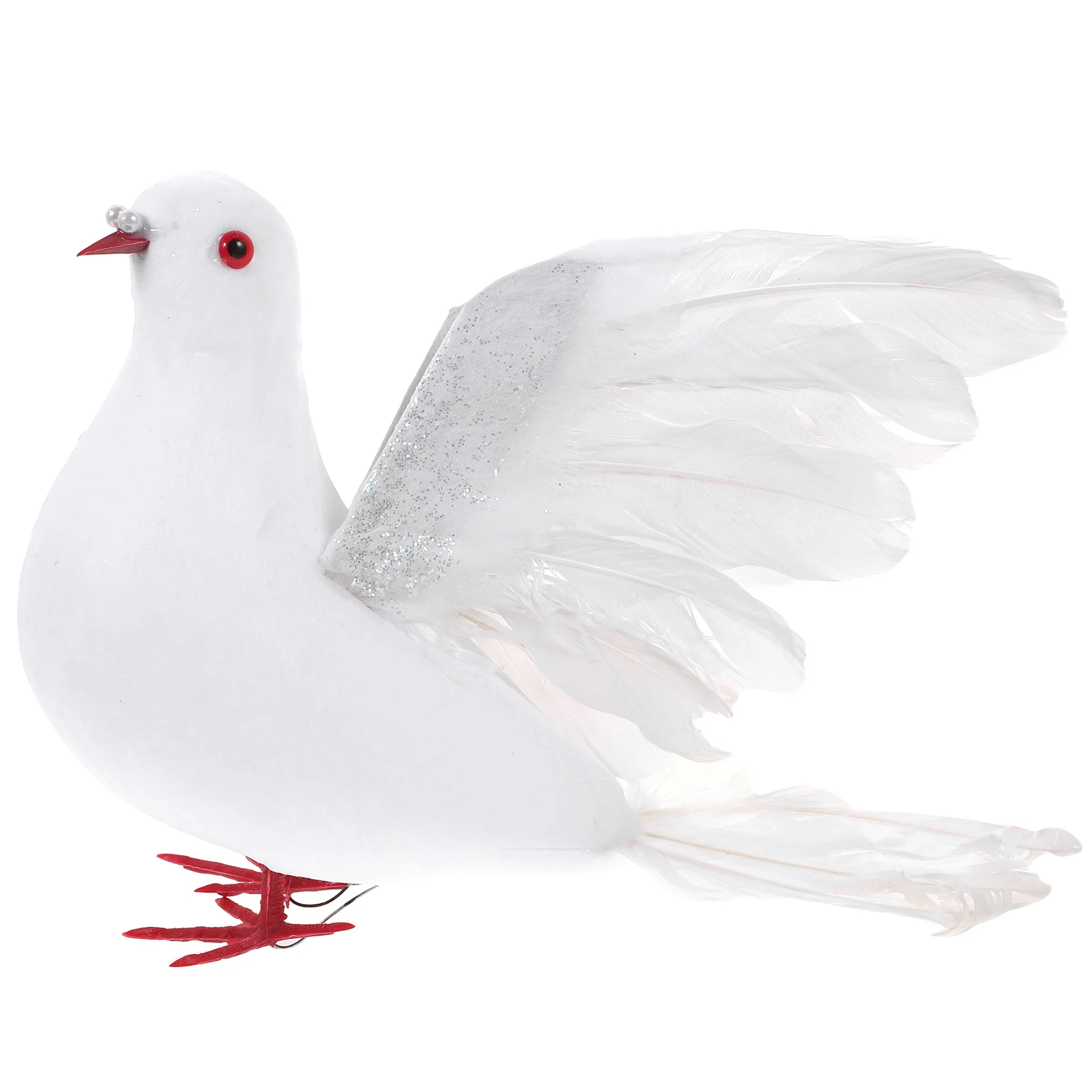 

1 Pc Bird Model Desktop Reusable Durable Large Pigeon Statues Figurines for Party