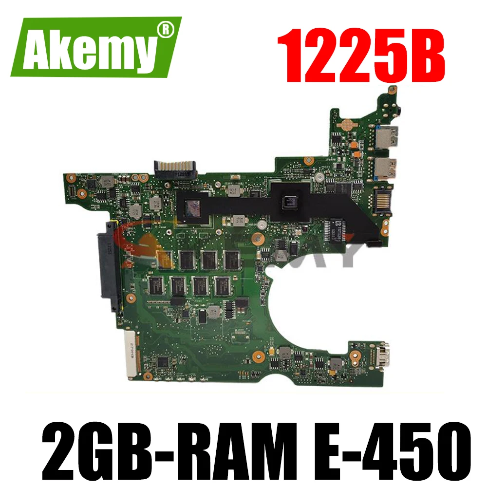 

1225B Laptop Motherboard For ASUS EeePC 1225B Original Mainboard 2GB-RAM E-450 CPU