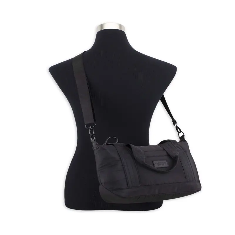 Limited Mini Soft Puffy Weekender Bag, Black