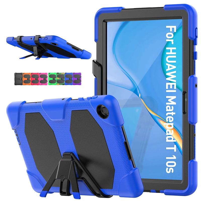 

Kids Shockproof Case for Huawei MatePad T10 T10S AGR-L09/W09 AGS3-L09/W09 10.1" Tablet Hard Heavy Duty Silicone + PC Cover