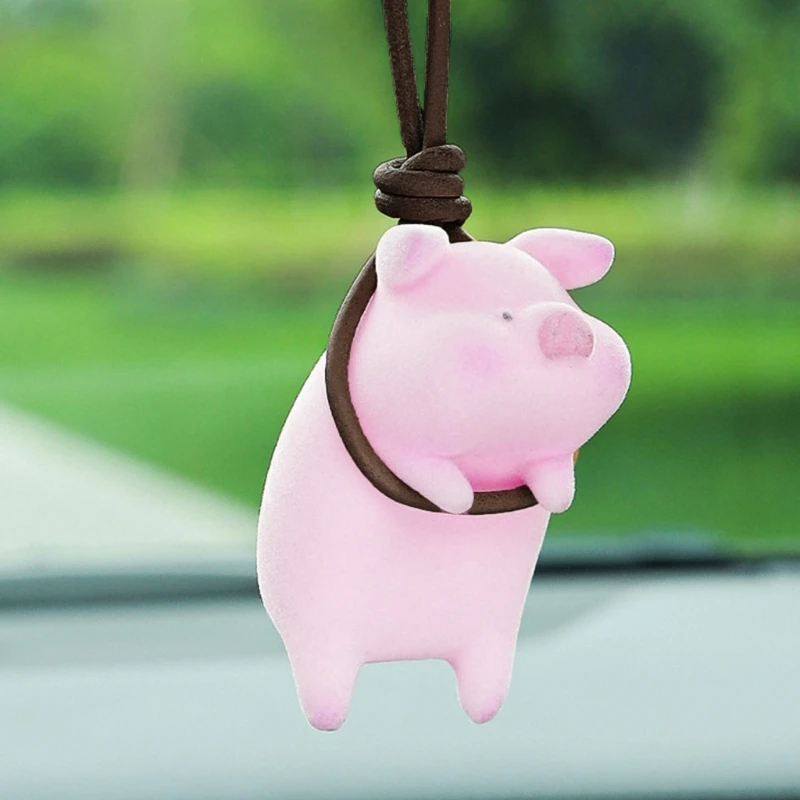 Качели Свинья Автомобиль Кулон Аксессуары для интерьера Забавные подарки