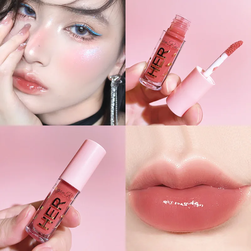

1Pcs Mirror Lipstick Moisturizing Sexy Lip Plumper Long Lasting Shiny Lip Gloss Lip Tint Makeup Jelly Lip Glaze Shimmer Cosmetic
