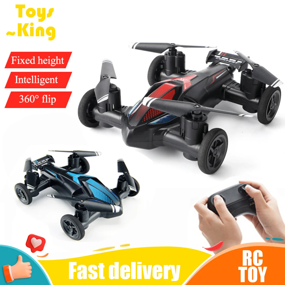 

New JJRC Mini Drone Land-air Dual-mode Four-axis Remote Control Aircraft Tumbling Light Unmanned Aerial Vehicle Quadcopter Toys