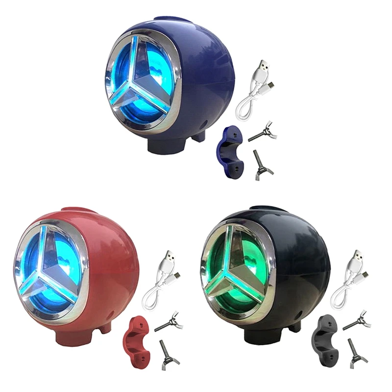 

TWS Wireless Waterproof Hifi Radio FM USB Speakers Audio Mini Sound System Loudspeaker For Motorcycle Bicycle