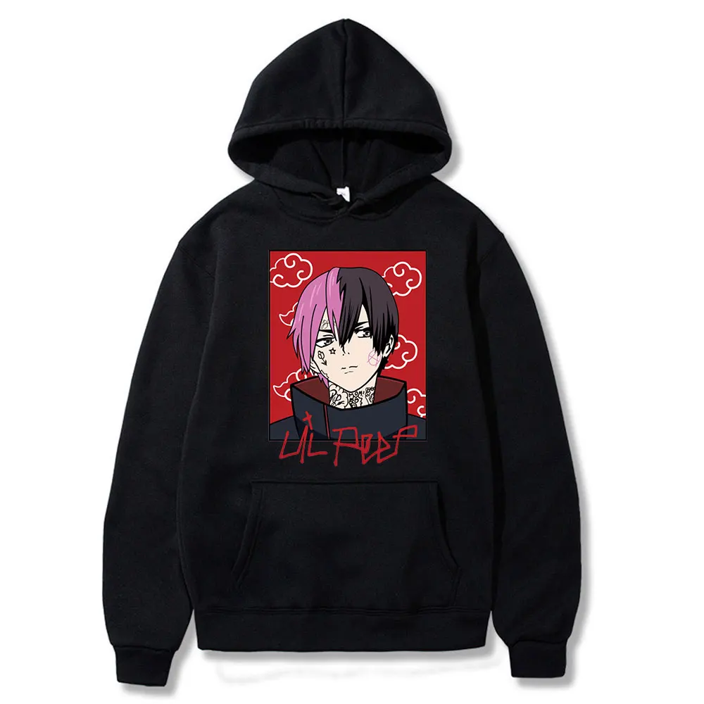 

Хлопковые модные популярные Топы LiL Peep Jaoan с аниме, новинка, брендовые стильные толстовки для пар, классическая одежда унисекс, одежда оверса...