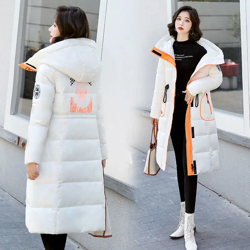 Brand Winter Women's Cold Coat Parkas Long Hooded Padded Jacket Glossy Super Hot Coat Cheap Wholesale Jackets Free Shipping New