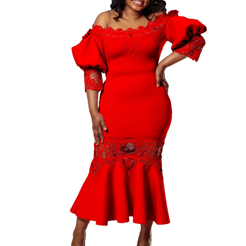 Платье женское длинное с открытыми плечами