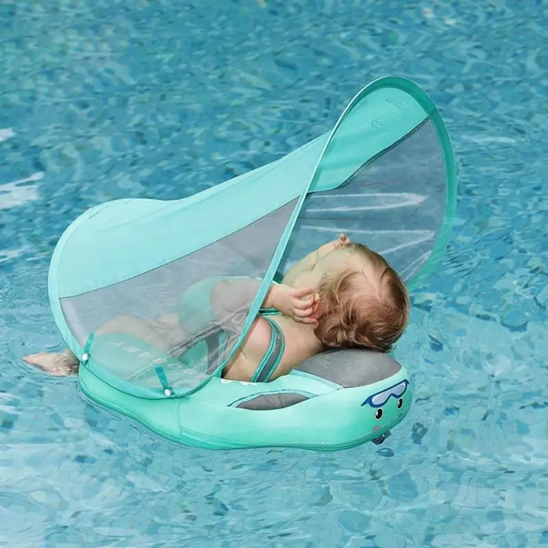 Ненадувной детский Плавающий поплавок безопасное кольцо на шею для младенцев