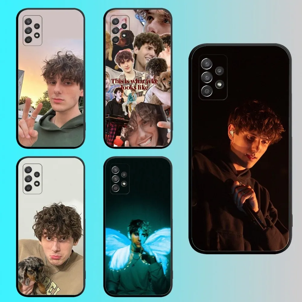 Чехол для телефона Singer JVKE Golden Hour Samsung S 25 24 21 22 23 30 20 Ultra Plus Fe Lite Note 10 9 5G черный мягкий