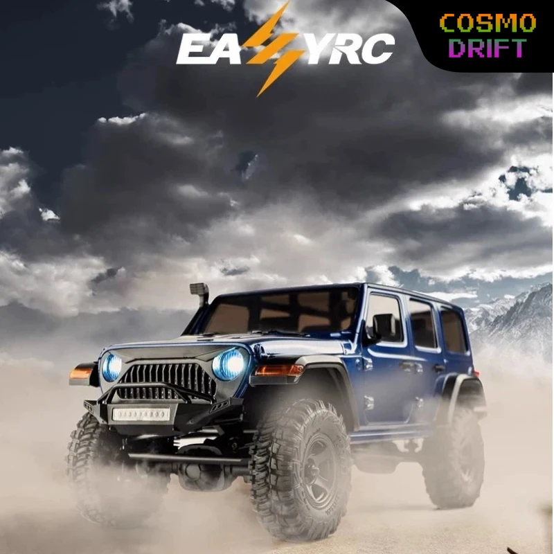 Фото EAZYRC Thunder Storm 1:18 4WD Симуляционный радиоуправляемый краулер, электрический внедорожник, радиоуправляемая модель для хобби, внедорожный автомобиль для скалолазания. №1