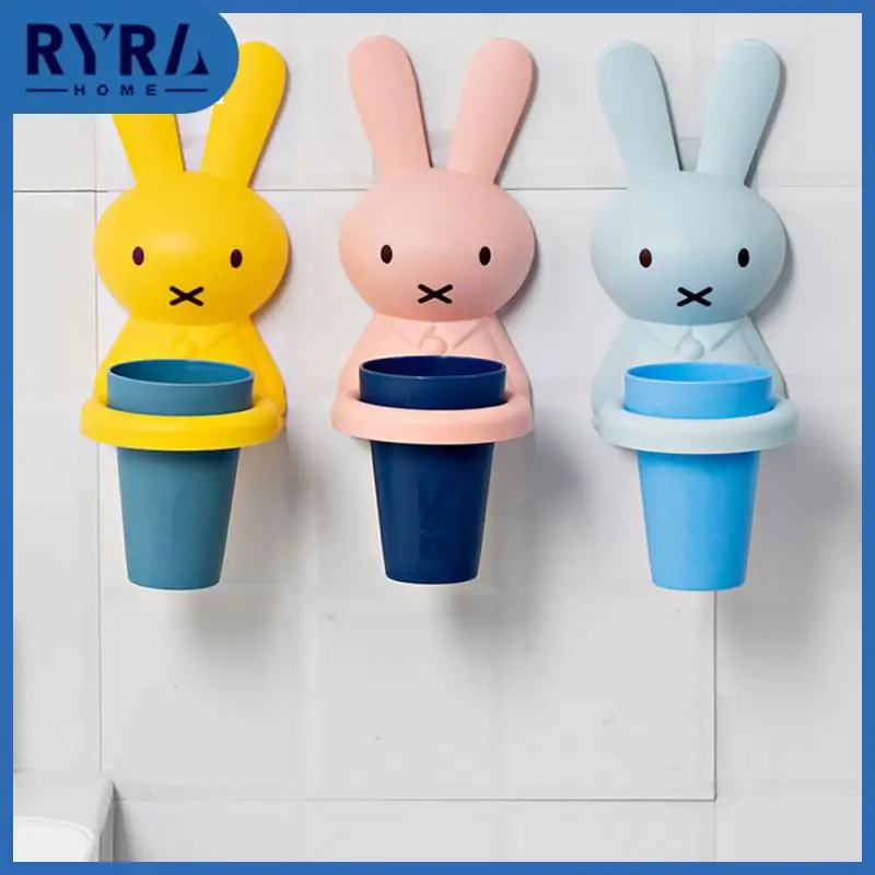 

Socket Space Saving Interesting Washing Cup Set For Boys And Girls Not Easy To Peel Off And Waterproof Multiple Functions