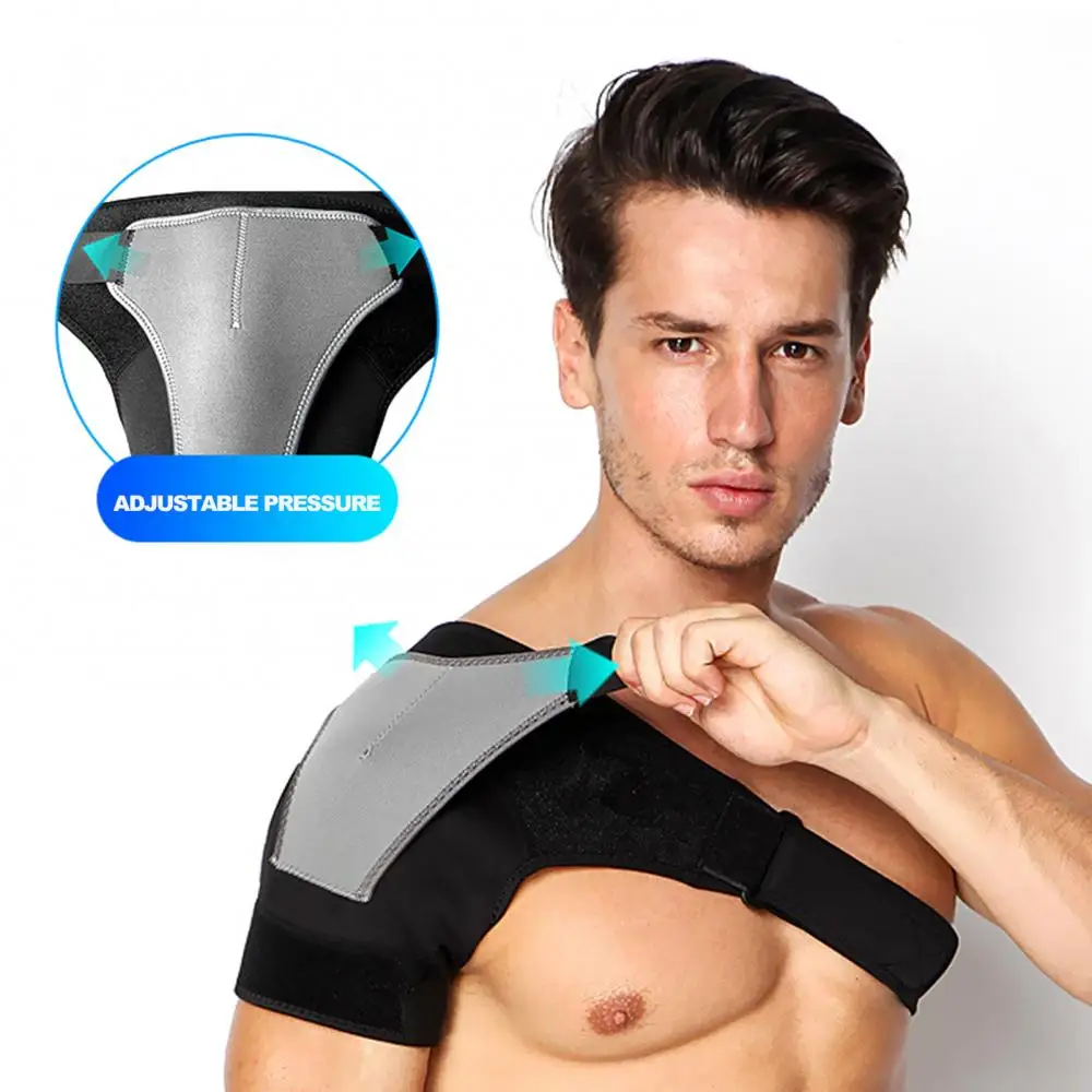 

Back Support Adjustable Bandage Protector Training Single Shoulder Strap Brace Back Support Sports Safety